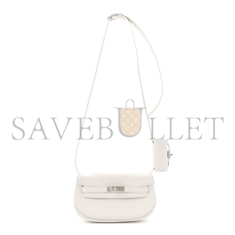 H**mes MASTER SWIFT KELLY MOOVE NEW WHITE (20*11.5*6cm)